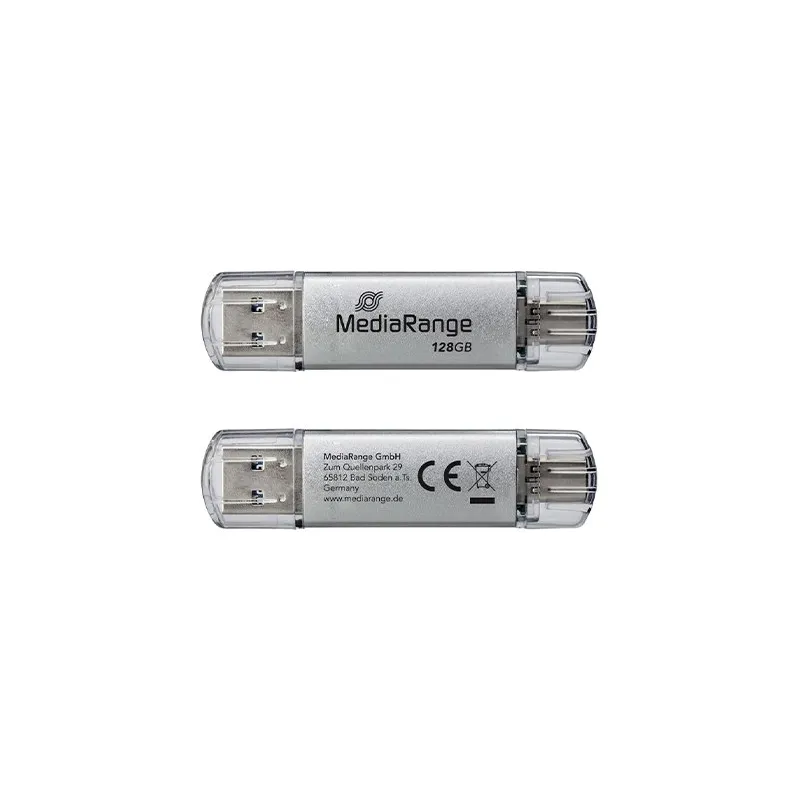 PENDRIVE COMBO 128GB USB 3-2 MEDIARANGE HIGH P-