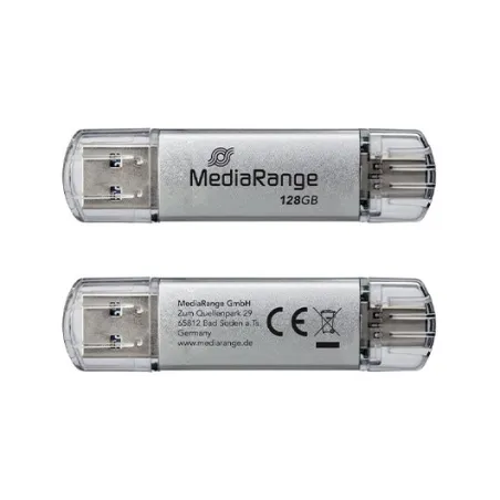 PENDRIVE COMBO 128GB USB 3-2 MEDIARANGE HIGH P-