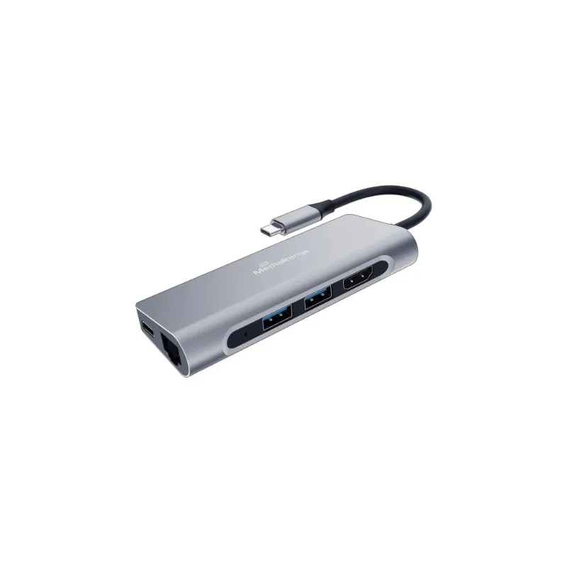 HUB MEDIARANGE USB-C 7EN1