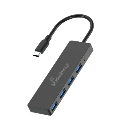 HUB MEDIARANGE USB-C 4XUSB 3-0