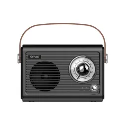 RADIO PORTATIL SAVIO RS-01 BLACK-BROWN