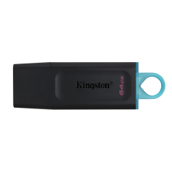 USB 3-2 KINGSTON 64 GB DATATRAVELER EXODIA NEGRO - TURQUESA