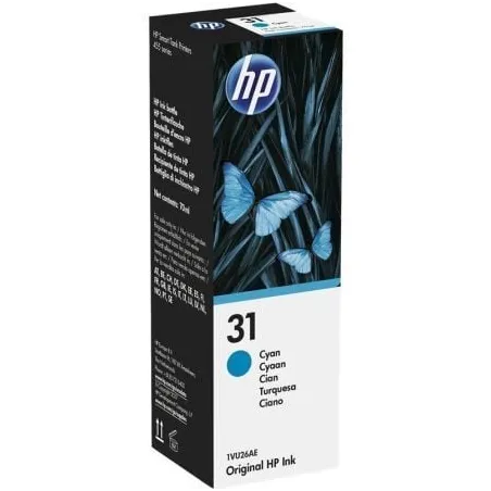 Botella de Tinta Original HP nº31- Cian