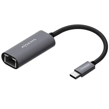 Adaptador USB Tipo-C - RJ45 Aisens A109-0709- 1000Mbps