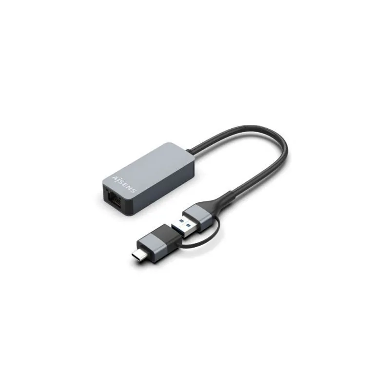 Adaptador USB - USB Tipo-C - RJ45 Aisens A109-0710- 2500Mbps