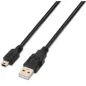 Cable USB 2-0 Aisens A101-0026- USB Macho - MiniUSB Macho- Hasta 2-5W- 60Mbps- 3m- Negro