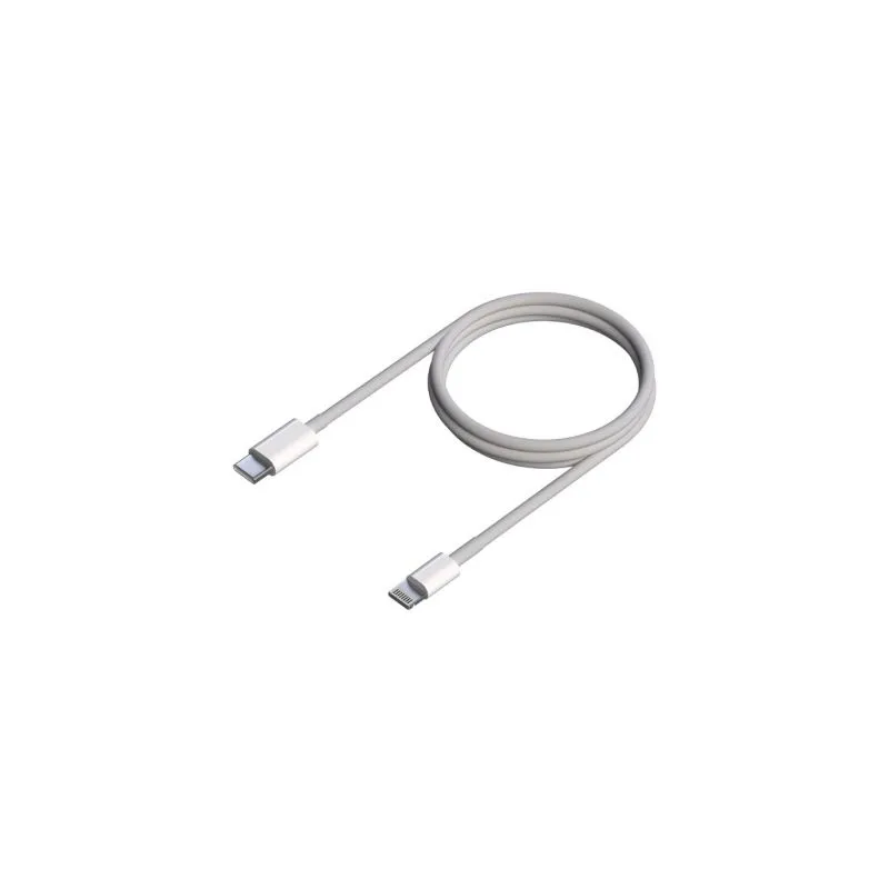 Cable USB 2-0 Tipo-C Lightning Aisens A102-0543- USB Tipo-C Macho - Lightning Macho- 50cm- Blanco Cable USB 2-0 Tipo-C Lightning Aisens A102-0543- USB Tipo-C Macho - Lightning Macho- 50cm- Blanco