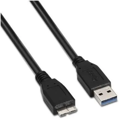 Cable USB 3-0 Aisens A105-0044- USB Macho - MicroUSB Macho- 5Gbps- 2m- Negro