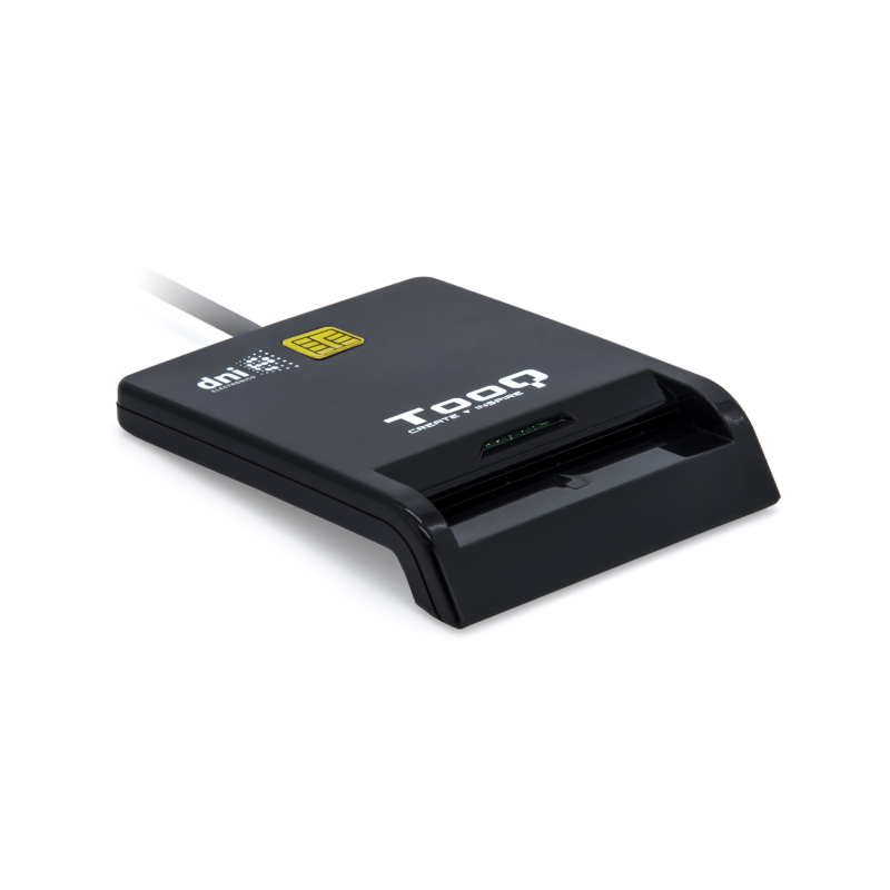 Lector de DNI TooQ TQR-211B- USB Tipo-C- Negro