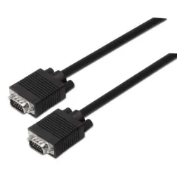 Cable SVGA Aisens A113-0068- VGA Macho - VGA Macho- Hasta 3W- 10Mbps- 1-8m- Negro
