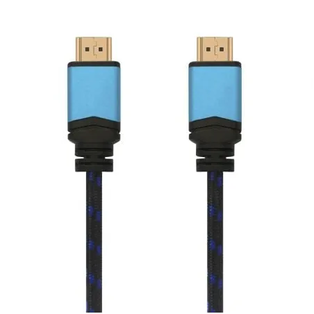 Cable HDMI 2-0 4K Aisens A120-0358- HDMI Macho - HDMI Macho- 3m- Negro- Azul