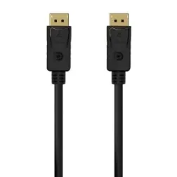 Cable DisplayPort 1-2 4K Aisens A124-0548- DisplayPort Macho - DisplayPort Macho- Hasta 5W- 2300Mbps- 50cm- Negro