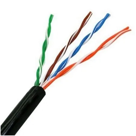 Bobina de Cable RJ45 para Exteriores UTP Aisens A133-0212 Cat-5e- 100m- Impermeable- Negro