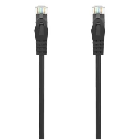 Cable de Red RJ45 AWG24 UTP Aisens A145-0585 Cat-6A- LSZH- 30cm- Negro