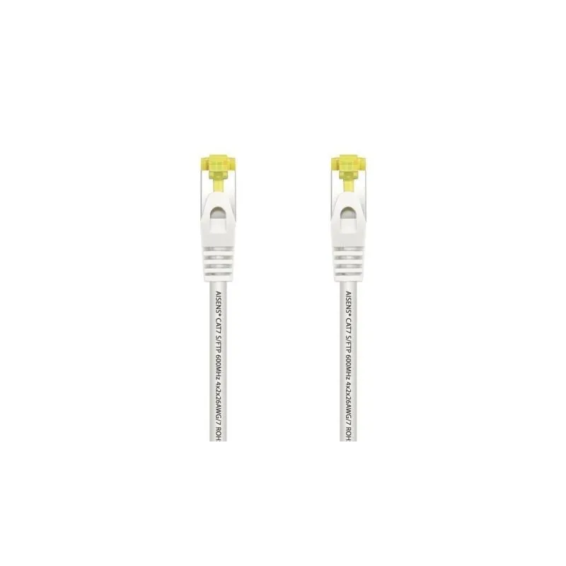 Cable de Red RJ45 SFTP Aisens A146-0488 Cat-7- 25cm- Blanco