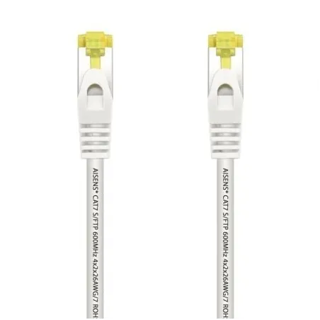 Cable de Red RJ45 SFTP Aisens A146-0488 Cat-7- 25cm- Blanco