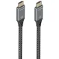 Cable HDMI 2-1 8K Aisens A150-0876- HDMI Macho - HDMI Macho- 5m- Gris y Negro