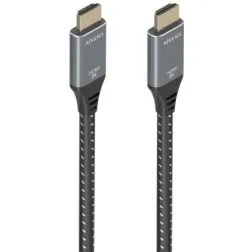 Cable HDMI 2-1 8K Aisens A150-0877- HDMI Macho - HDMI Macho- 7m- Gris y Negro