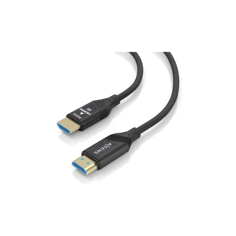 Cable HDMI 2-1 AOC 8K Aisens A153-0934- HDMI Macho - HDMI Macho- 15m- Negro