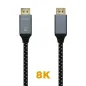 Cable DisplayPort 1-4 8K Aisens A149-0437- DisplayPort Macho - DisplayPort Macho- 2m- Negro Gris