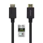 Cable HDMI 2-1 8K Aisens A150-0424- HDMI Macho - HDMI Macho- 3m- Certificado- Negro