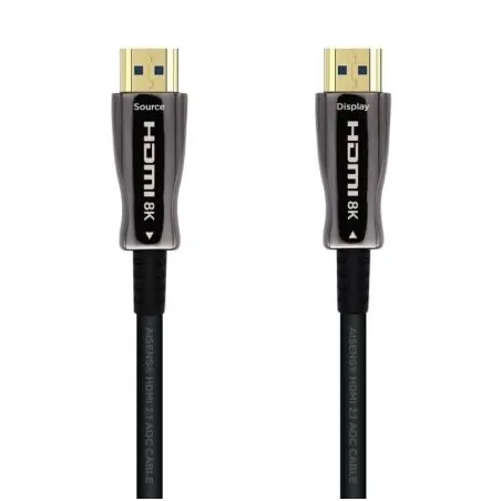 Cable HDMI 2-1 AOC 8K Aisens A153-0517- HDMI Macho - HDMI Macho- 20m- Negro