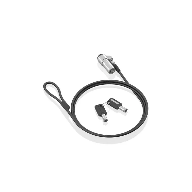 Cable de Seguridad Tipo NANO para Portátiles Aisens ASLK-D45K06-BK- 1-5m