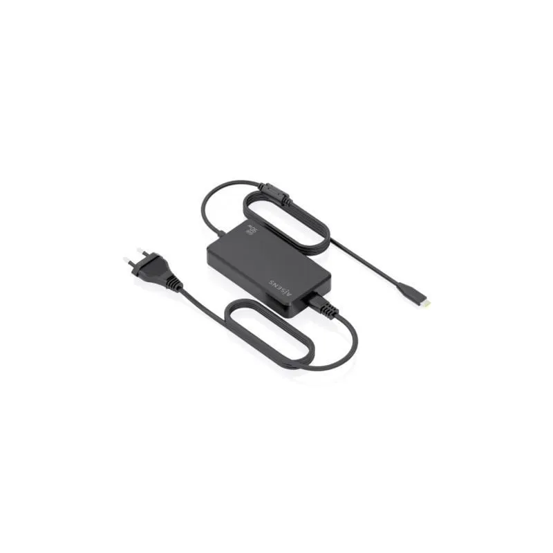 Cargador de Portátil GaN Aisens ASCH-1PD90D069-BK- 1xUSB Tipo-C- 90W- Automático- Voltaje 5-20V