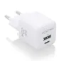 Cargador de Pared GaN Aisens ASCH-20W2P010-W- 1xUSB Tipo-C- 1xUSB- 20W