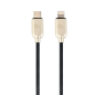 CABLE USB GEMBIRD TIPO C 2-0 A LIGHTNING MACHO MACHO 1M TELA TRENZADA