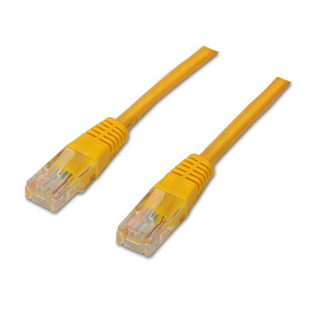 Cable de Red RJ45 UTP Aisens A135-0254- Cat-6- 1m- Amarillo
