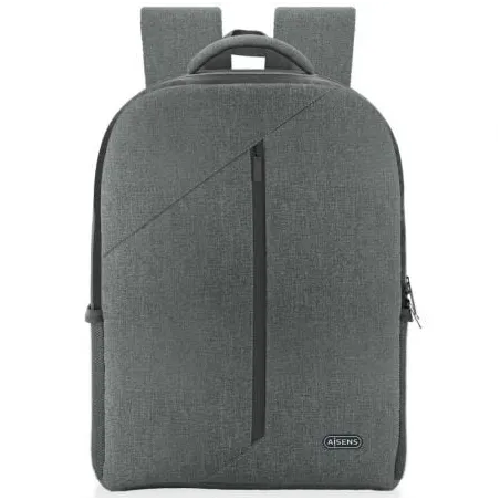 Mochila Aisens Premium ASBG-BP084-GR para Portátiles hasta 15-6"- Gris