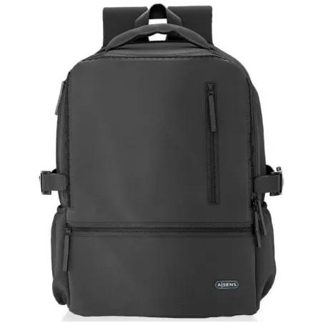 Mochila Aisens ASBG-BP086-BK para Portátiles hasta 15-6"- Impermeable- Negro
