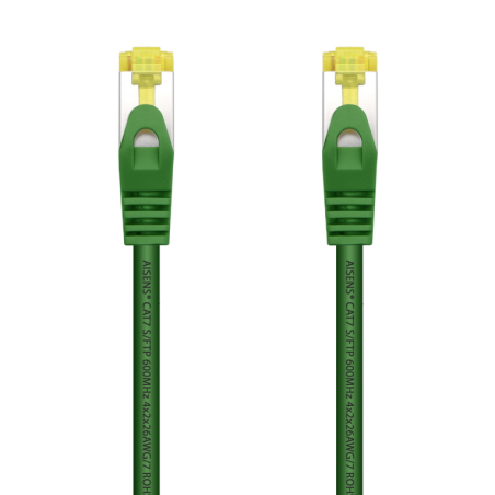 Cable de Red RJ45 SFTP Aisens A146-0481 Cat-7- 50cm- Verde