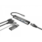 ADAPTADOR 5 IN 1 USB-C NATEC FOWLER GO 2X USB 3-0 HUB, HDMI 4K, USB-C PD