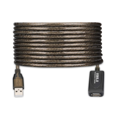 AMPLIFICADOR DE SEÑAL USB 2-0, CABLE DE EXTENSION DE 10 METROS-