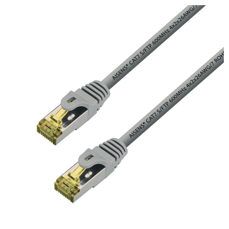 Cable de Red RJ45 S-FTP Aisens A146-0335 Cat-7- 2m- Gris