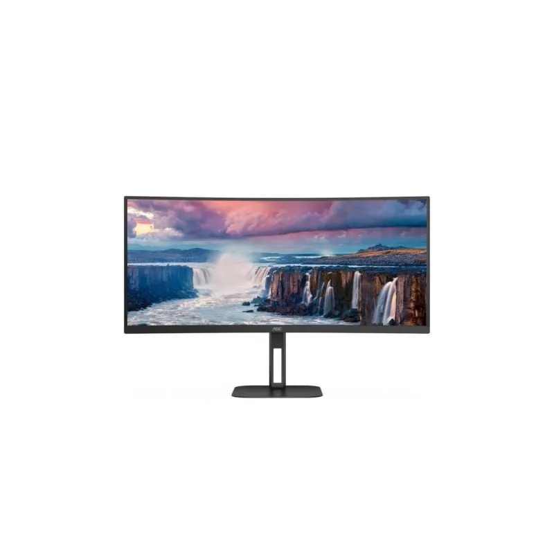 Monitor Profesional Ultrapanorámico Curvo AOC CU34V5C-BK 34"- WQHD- Multimedia- Negro