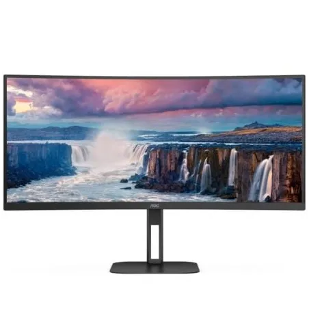 Monitor Profesional Ultrapanorámico Curvo AOC CU34V5C-BK 34"- WQHD- Multimedia- Negro