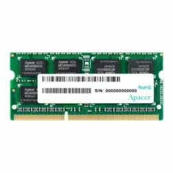 Memoria RAM Apacer DV-08G2K-KAM 8GB- DDR3L- 1600MHz- 1-35V- CL11- SODIMM