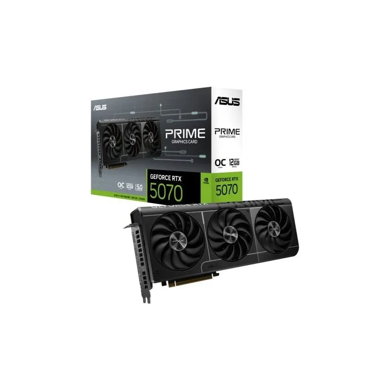 Tarjeta Gráfica Asus Prime GeForce RTX 5070 OC Edition- 12GB GDDR7