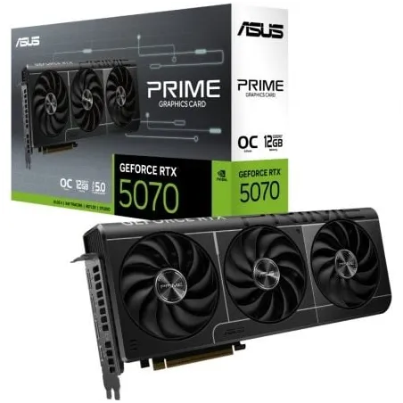 Tarjeta Gráfica Asus Prime GeForce RTX 5070 OC Edition- 12GB GDDR7