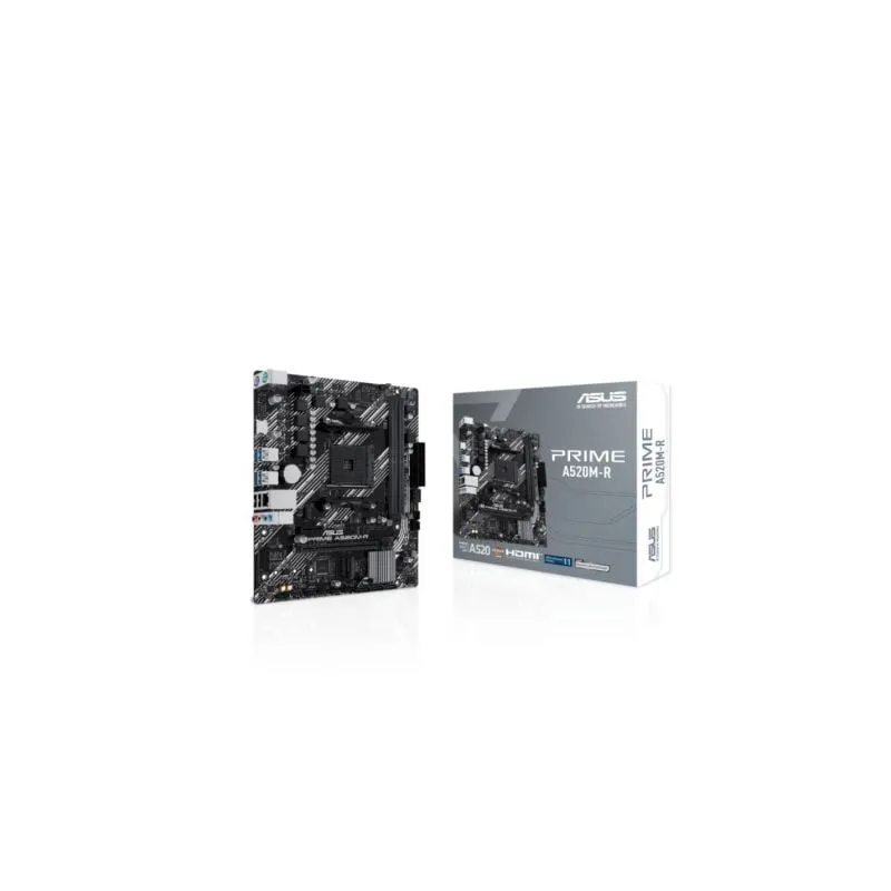 Placa Base Asus Prime A520M-R Socket AM4- DDR4- PCIe 3-0- Micro ATX
