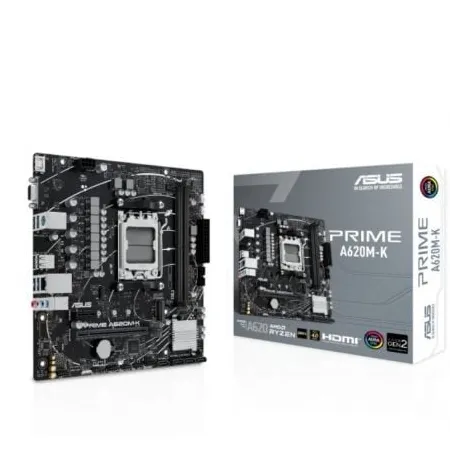 Placa Base Asus Prime A620M-K Socket AM5- DDR5- PCIe 4-0- Micro ATX