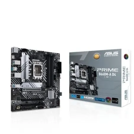 Placa Base Asus Prime B660M-A D4-CSM- Socket 1700- DDR4- PCIe 4-0- Micro ATX