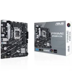 Placa Base Asus Prime B760M-K D4 Socket 1700- DDR4- PCIe 4-0- Micro ATX