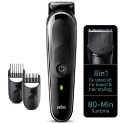 Recortadora Braun All in One Style Kit Series 3 MGK3440- con Batería- 8 Accesorios