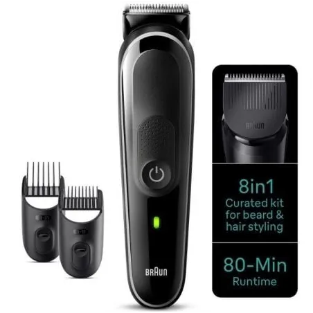 Recortadora Braun All in One Style Kit Series 3 MGK3440- con Batería- 8 Accesorios