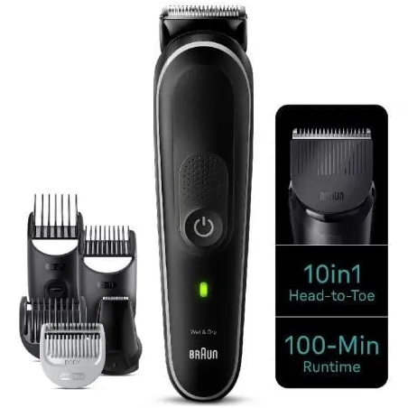 Recortadora Braun All in One Series 5 MGK5440- con Batería- 10 Accesorios