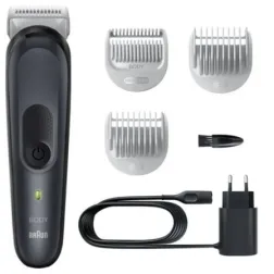Cortapelos Braun BodyGroomer Series 3 BG3340- con Batería- 3 Accesorios